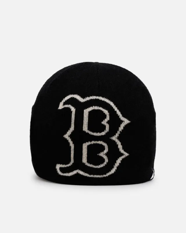New Era Boston Red Sox Mega Logo Beanie Black sold by Culture Kings