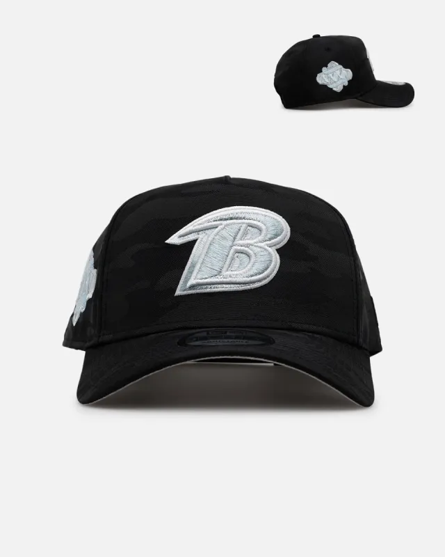 New Era Baltimore Ravens 'Icy Camo' 9FORTY A-Frame Snapback Black/Camo sold by Culture Kings
