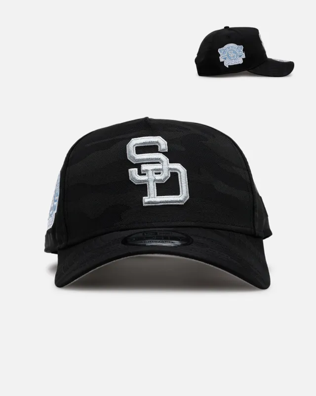 New Era San Diego Padres 'Icy Camo' 9FORTY A-Frame Snapback Black/Camo sold by Culture Kings