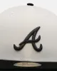 New Era Atlanta Braves 'Chrome Black Metallic' 59FIFTY Fitted Chrome/Black sold by Culture Kings