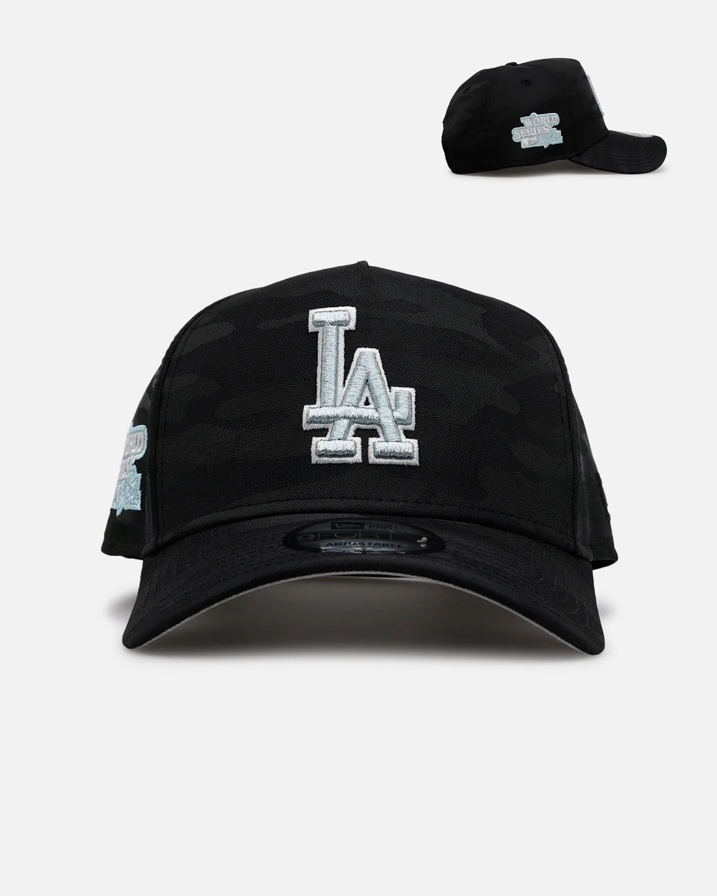 New Era Los Angeles Dodgers 'Icy Camo' 9FORTY A-Frame Snapback Black/Camo sold by Culture Kings