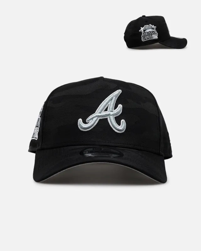 New Era Atlanta Braves 'Icy Camo' 9FORTY A-Frame Snapback Black/Camo sold by Culture Kings