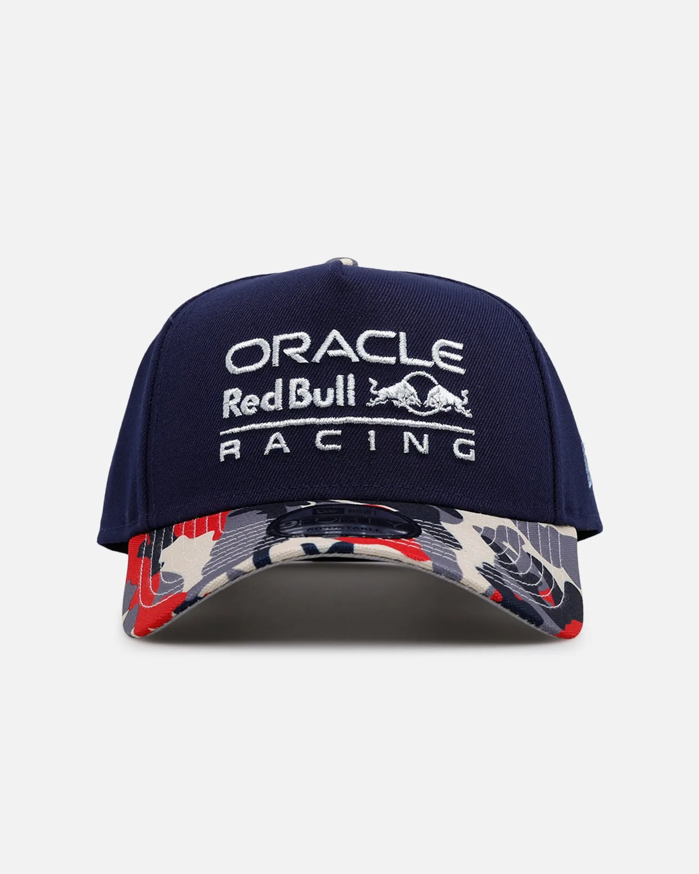 New Era Red Bull Racing 'Red Bull' Camo Visor 9FORTY A-Frame Snapback Navy sold by Culture Kings