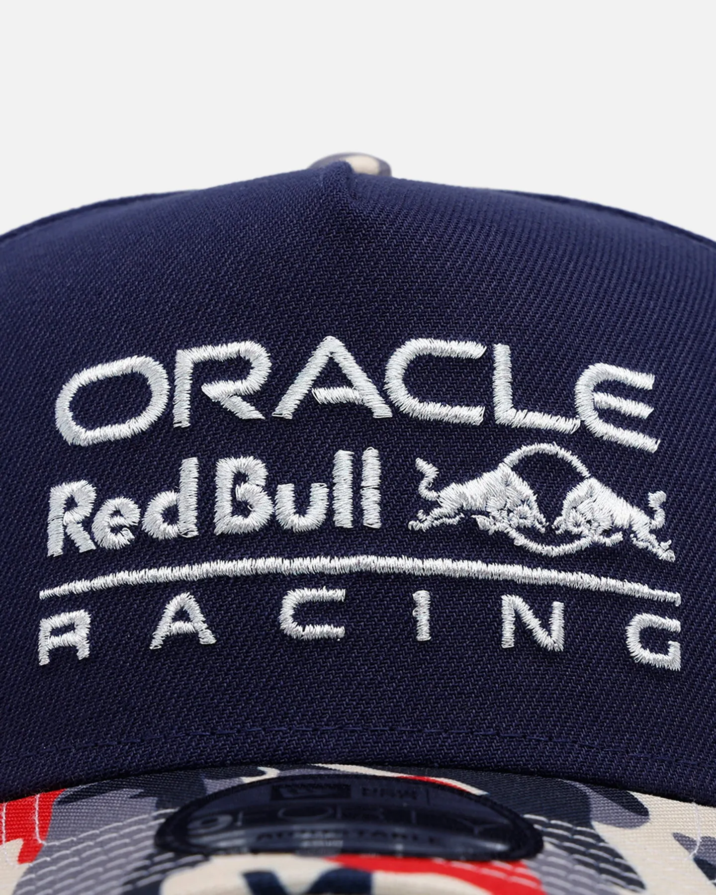 New Era Red Bull Racing 'Red Bull' Camo Visor 9FORTY A-Frame Snapback Navy sold by Culture Kings product image thumbnail 5