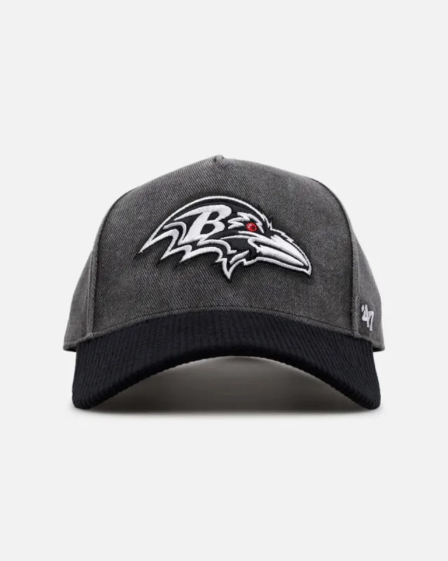 47 Brand Baltimore Ravens 'Apollo Corduroy' 47 Offside DT Strapback Black sold by Culture Kings