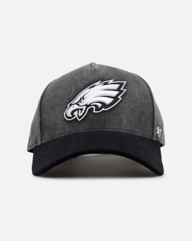 47 Brand Philadelphia Eagles 'Apollo Corduroy' 47 Offside DT Strapback Black sold by Culture Kings