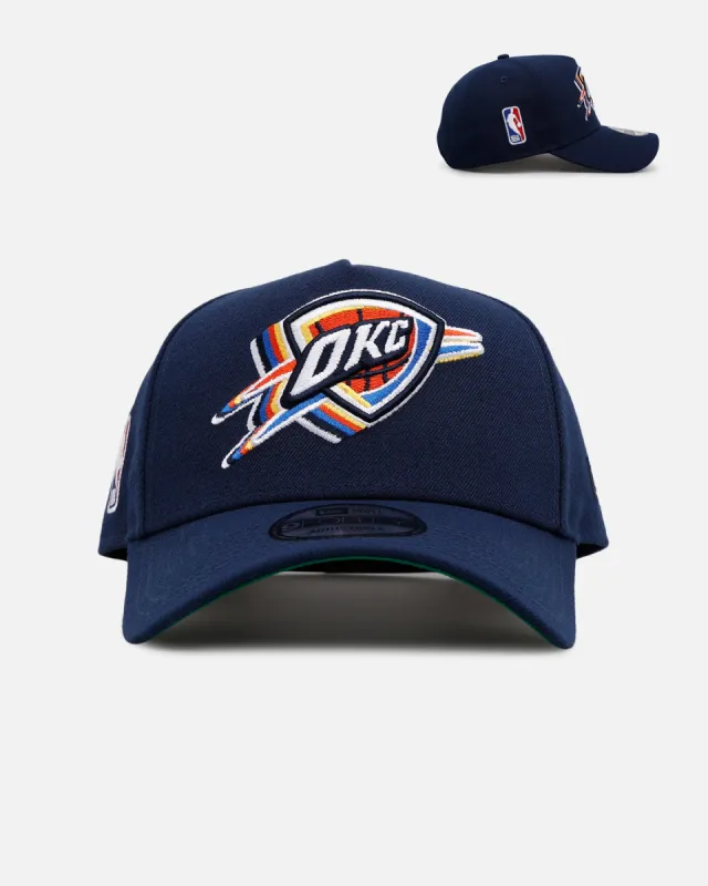 New Era Oklahoma City Thunder 'Cascade' 9FORTY A-Frame Snapback Navy sold by Culture Kings