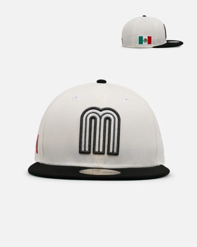 New Era Mexico National Baseball Team 'Chrome Black Metallic' 59FIFTY Fitted Chrome/Black sold by Culture Kings