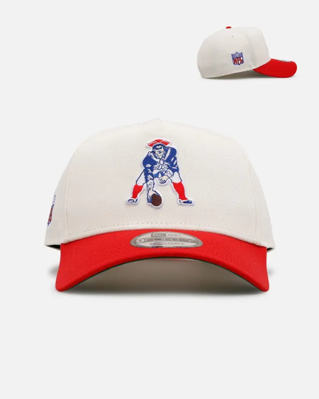 New Era New England Patriots 'Throwback Bowl' 9FORTY A-Frame Snapback Chrome/OTC made by New Era