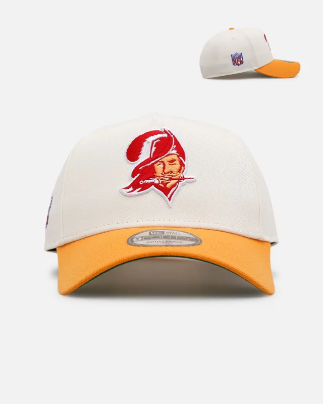 New Era Tampa Bay Buccaneers 'Throwback Bowl' 9FORTY A-Frame Snapback Chrome/OTC sold by Culture Kings