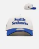 New Era Seattle Seahawks 'Throwback Bowl' 9FORTY A-Frame Snapback Chrome/OTC sold by Culture Kings
