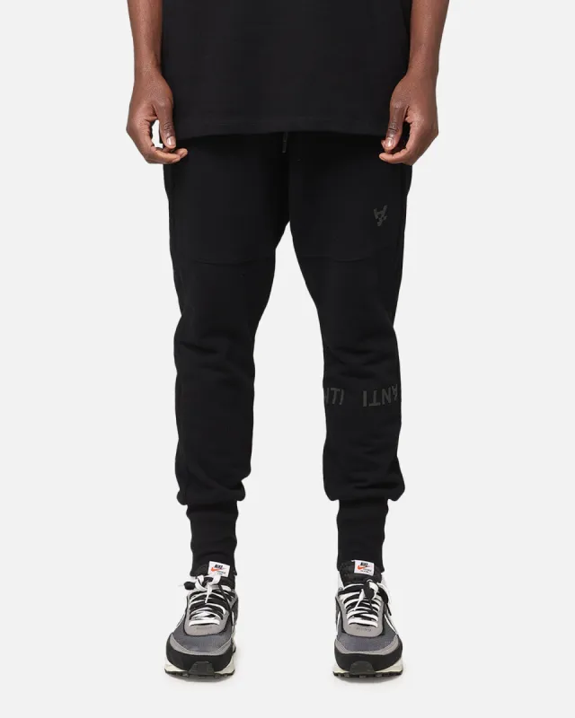 The Anti Order Nexus Sweat Pants Black/Black sold by Culture Kings