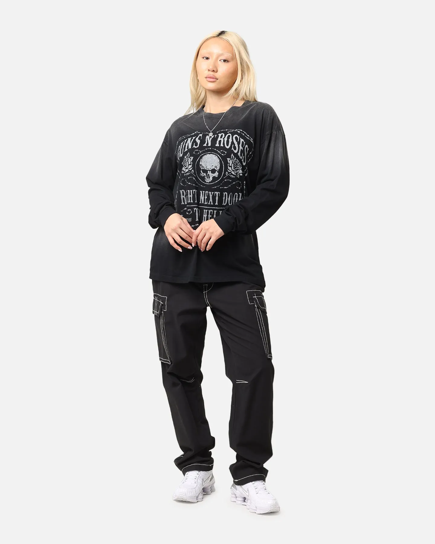 Guns N Roses Next Door To Hell Long Sleeve T-Shirt Washed Black sold by Culture Kings product image thumbnail 2