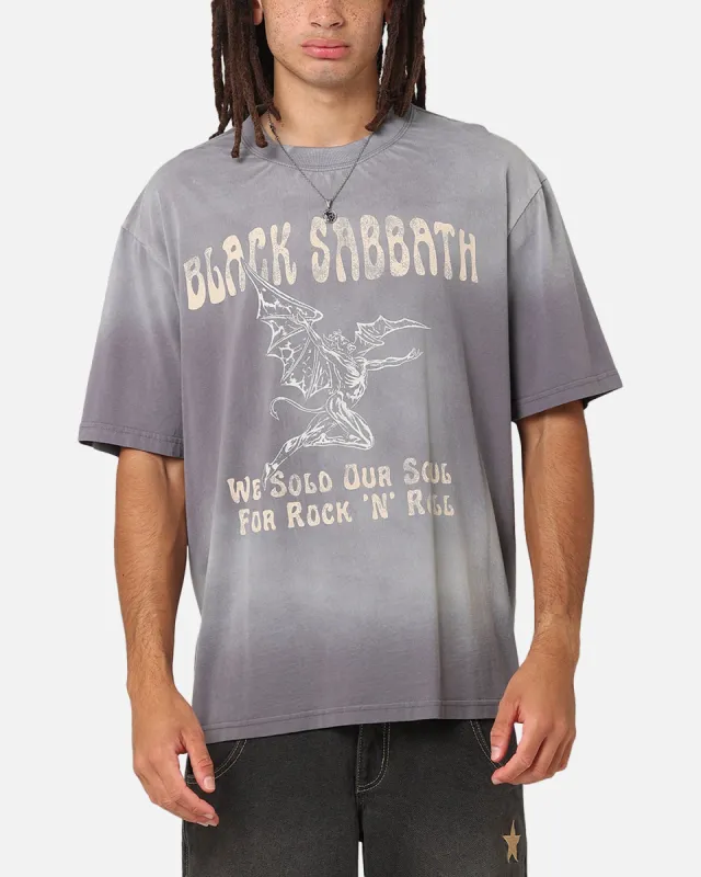 Black Sabbath Sold Our Soul T-Shirt Sun Washed Blue sold by Culture Kings