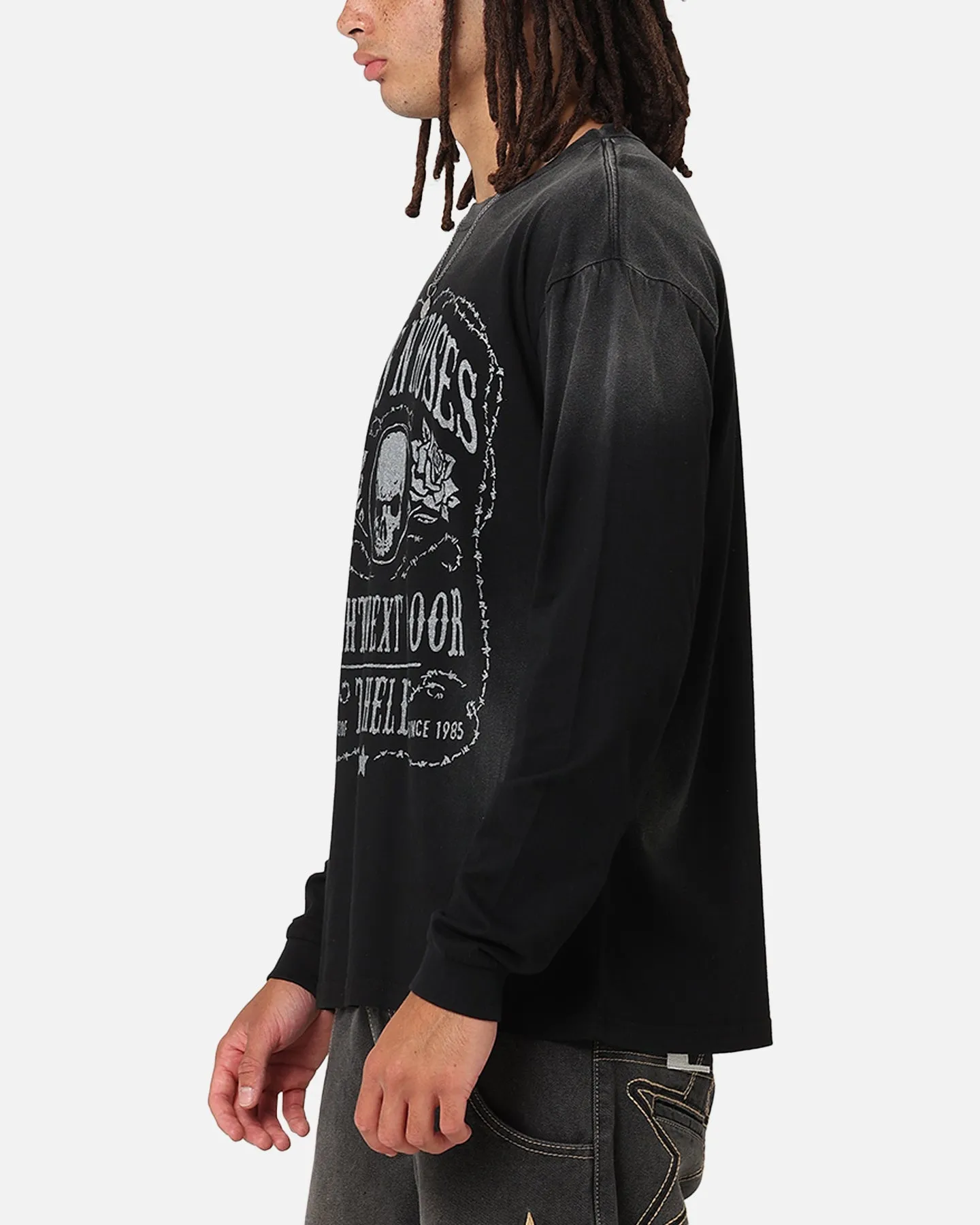 Guns N Roses Next Door To Hell Long Sleeve T-Shirt Washed Black sold by Culture Kings product image thumbnail 5