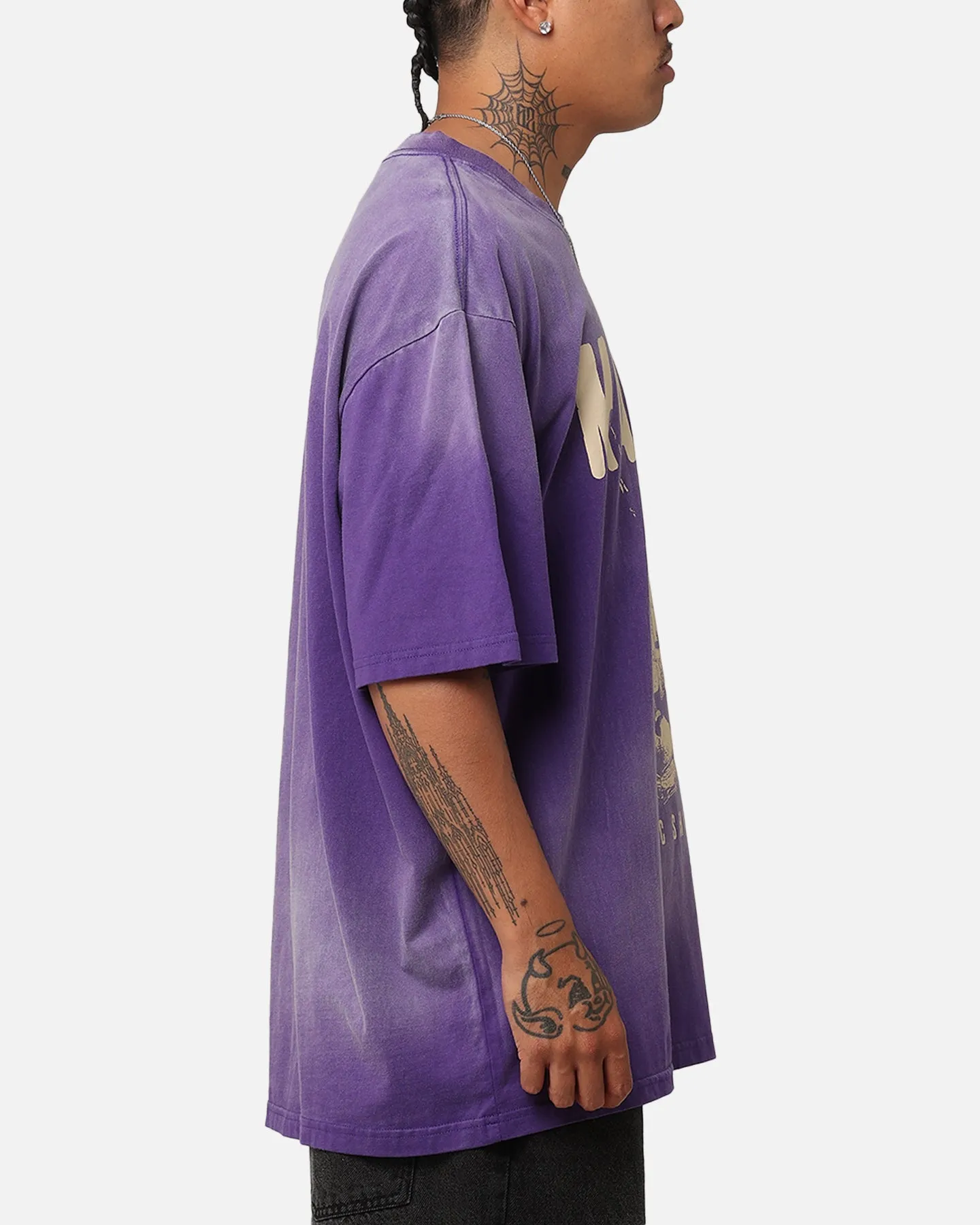 Tupac Makaveli Sunfade T-Shirt Sun Washed Blue sold by Culture Kings product image thumbnail 4
