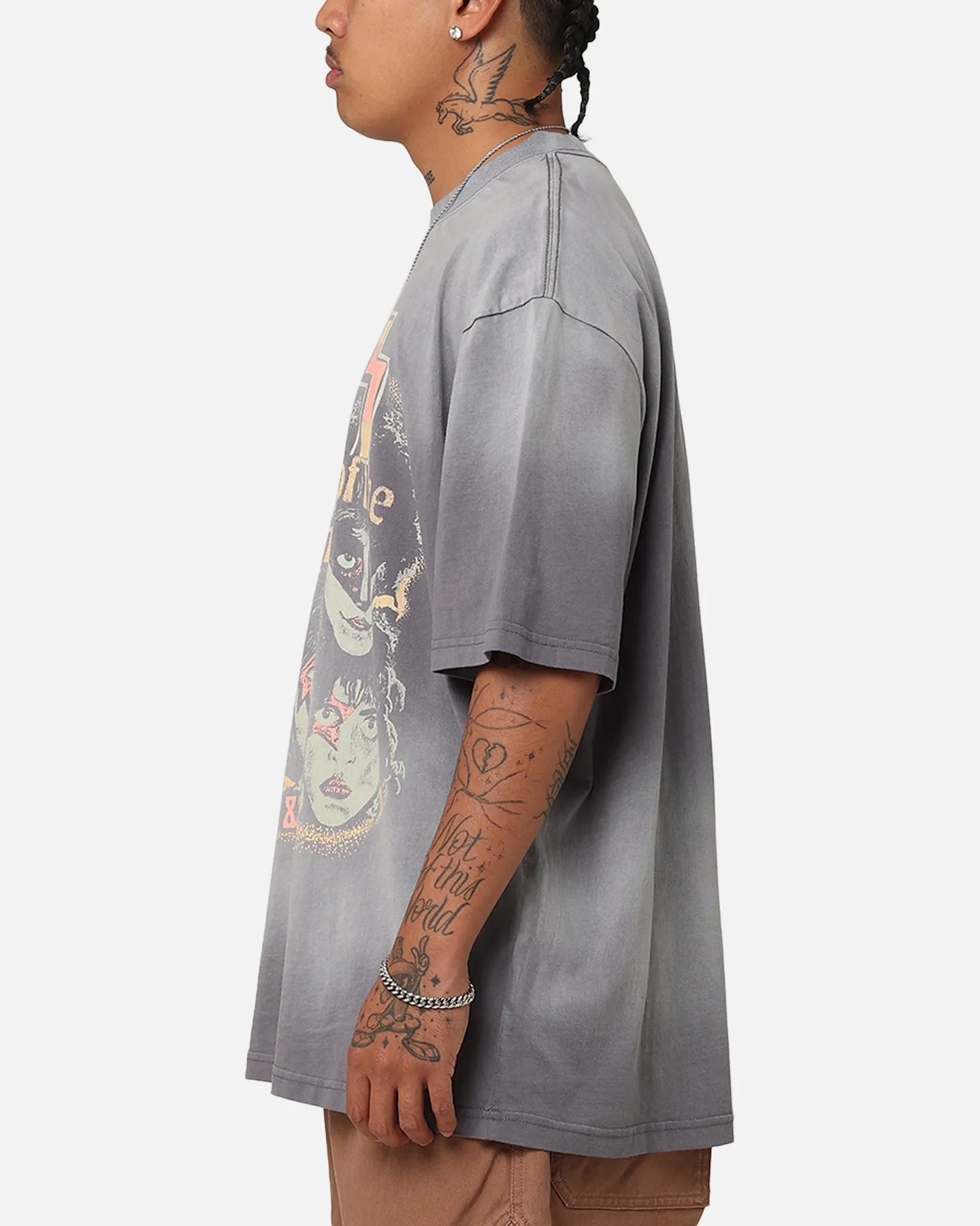 Kiss Creatures Of The Night T-Shirt Washed Grey sold by Culture Kings product image thumbnail 5