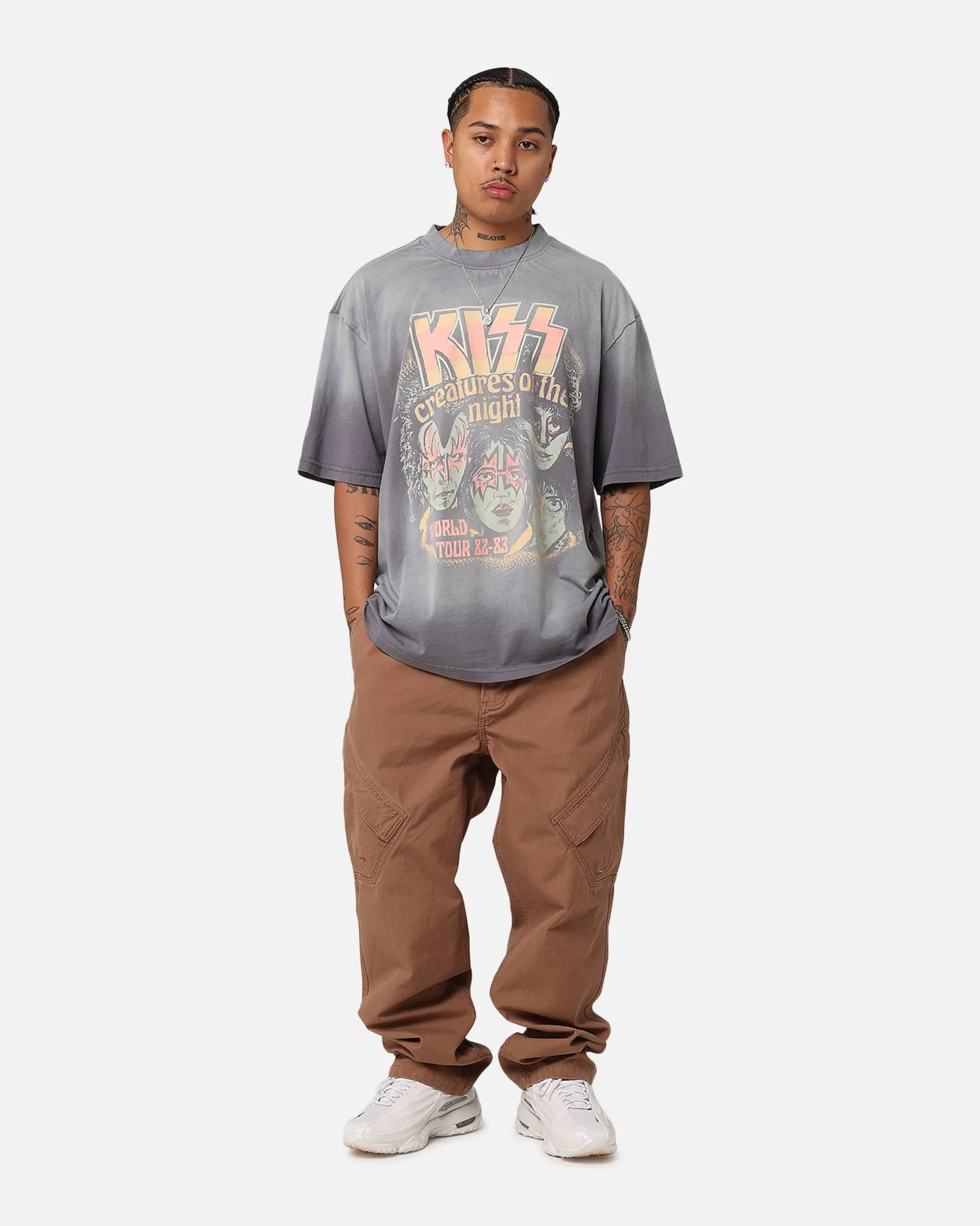 Kiss Creatures Of The Night T-Shirt Washed Grey sold by Culture Kings product image thumbnail 2