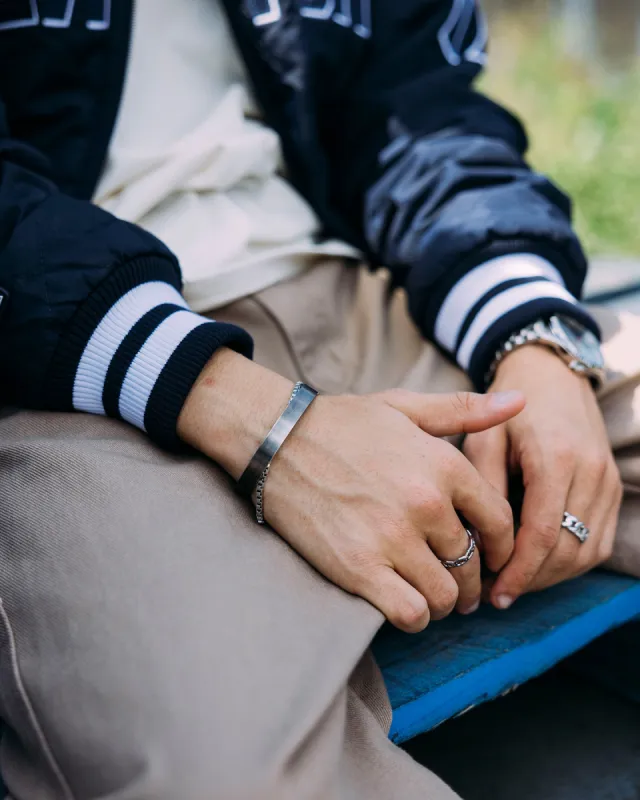 NXS Classic Bracelet Stainless Steel sold by Culture Kings