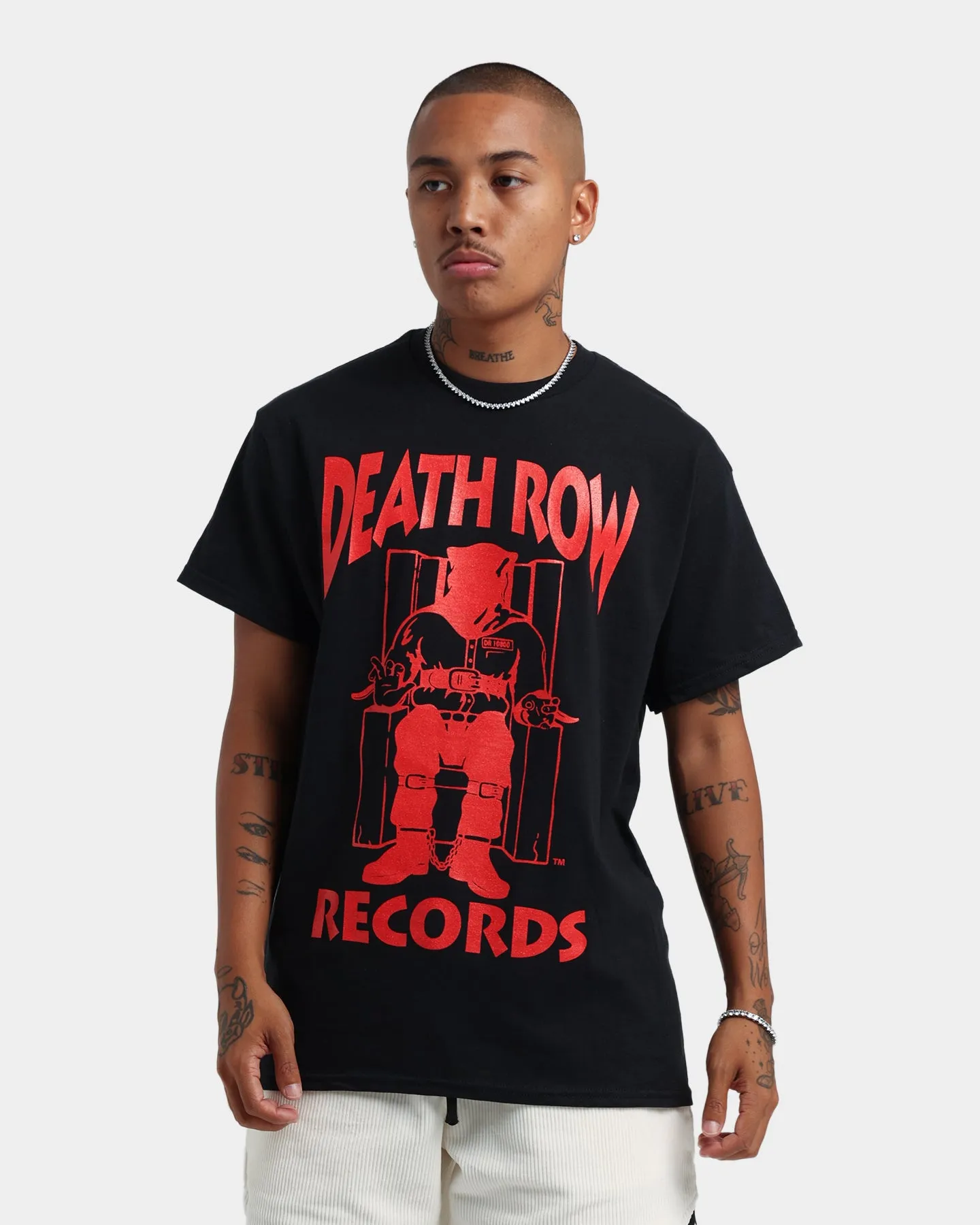 Death Row Records The Chair T-Shirt Black/Red sold by Culture Kings