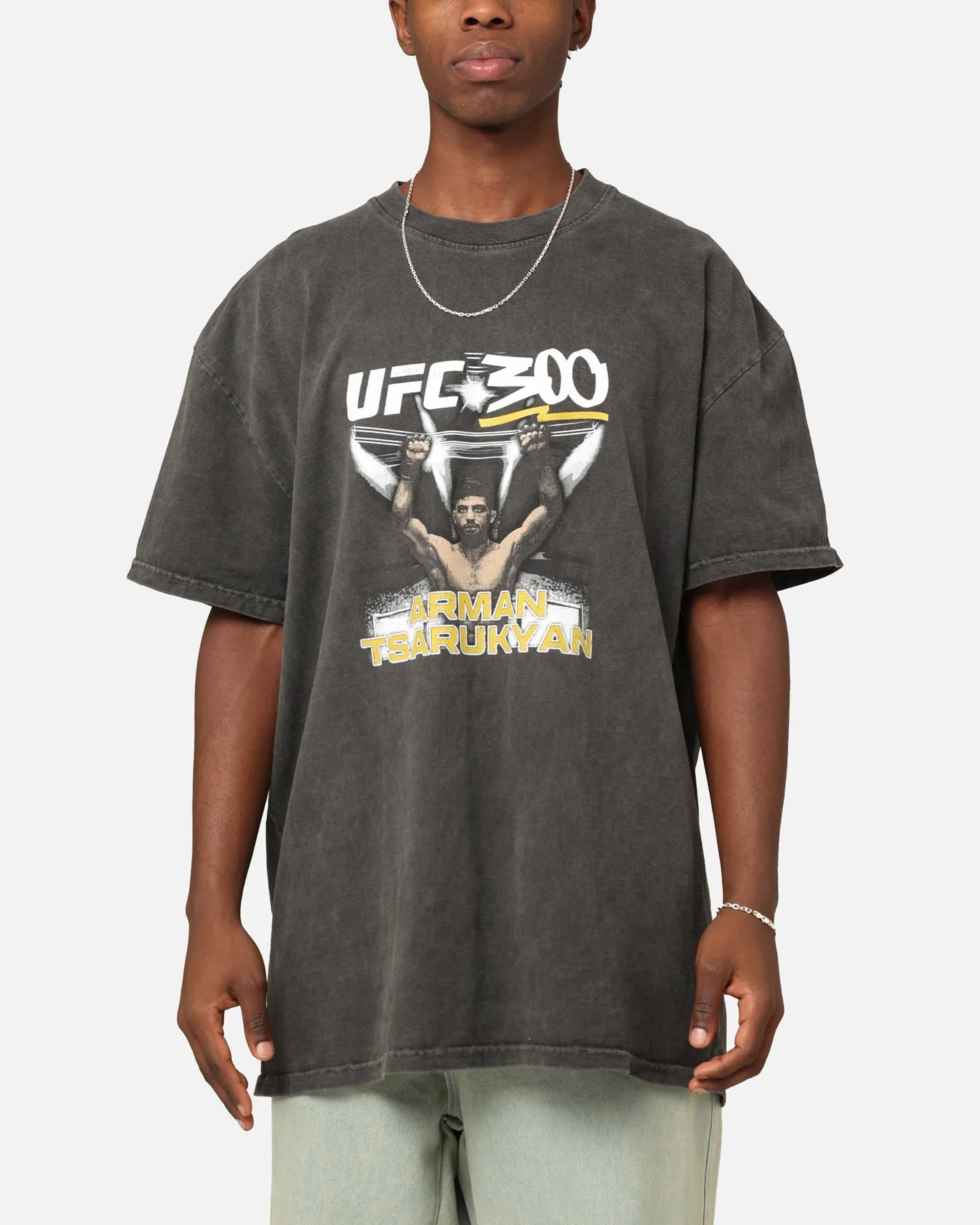 UFC By Culture Kings Arman "Ahalkalakets" Tsarukyan 300 Heavyweight T-Shirt Black Wash sold by Culture Kings product image thumbnail 2