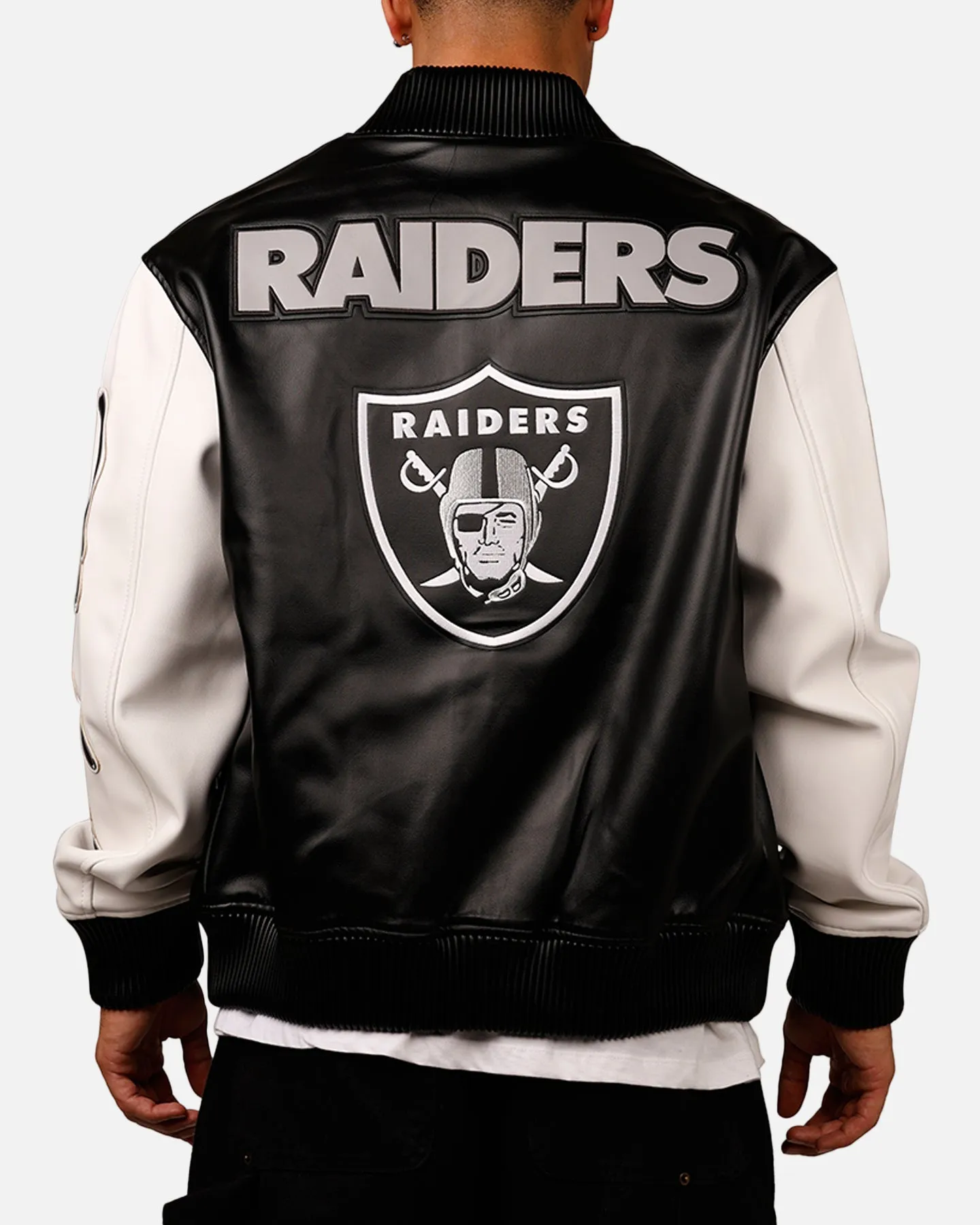 Pro Standard Las Vegas Raiders Varsity Jacket Black sold by Culture Kings