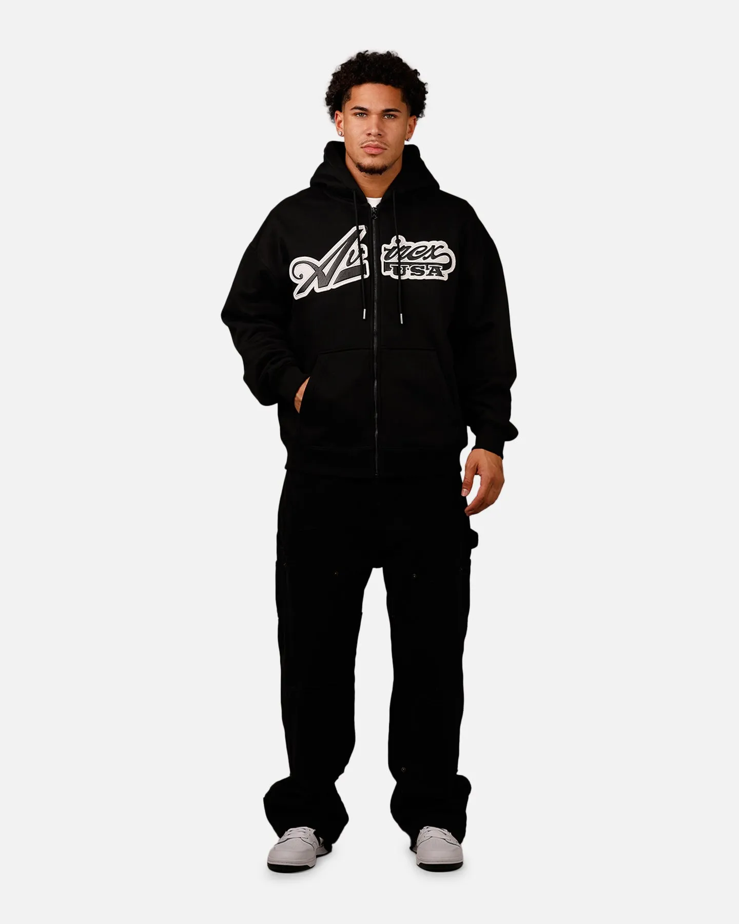 Avirex Script Full Zip Hoodie Black sold by Culture Kings product image thumbnail 3