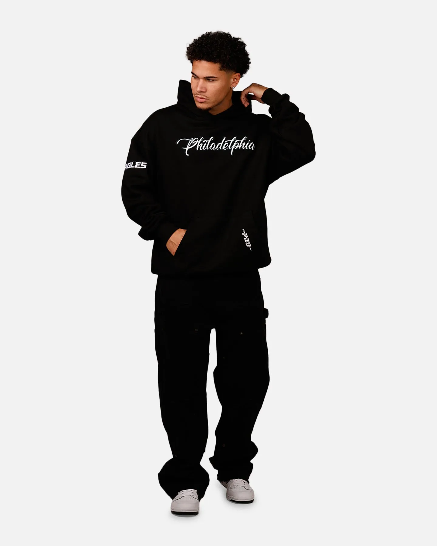Pro Standard Philadelphia Eagles City Hoodie Black sold by Culture Kings product image thumbnail 3