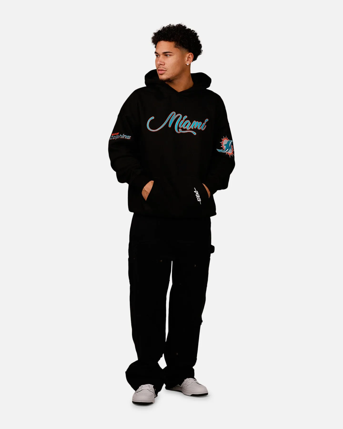 Pro Standard Miami Dolphins City Hoodie Black sold by Culture Kings product image thumbnail 3