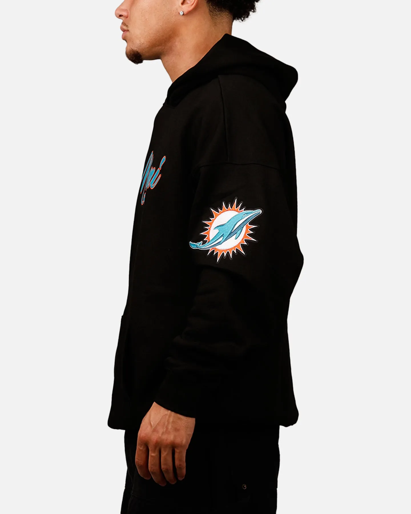 Pro Standard Miami Dolphins City Hoodie Black sold by Culture Kings product image thumbnail 5