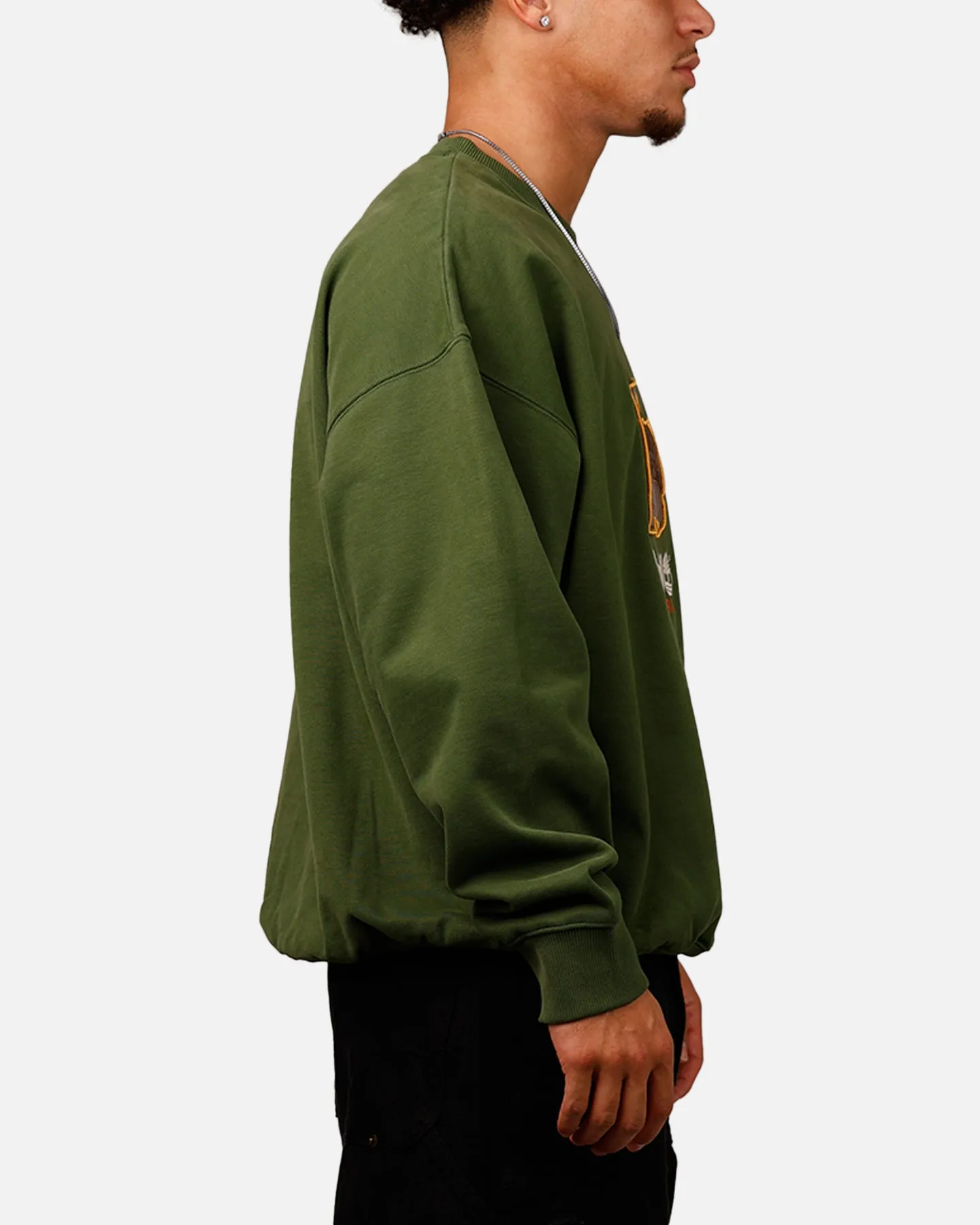 Timberland Badge Crewneck Forest Green sold by Culture Kings product image thumbnail 4
