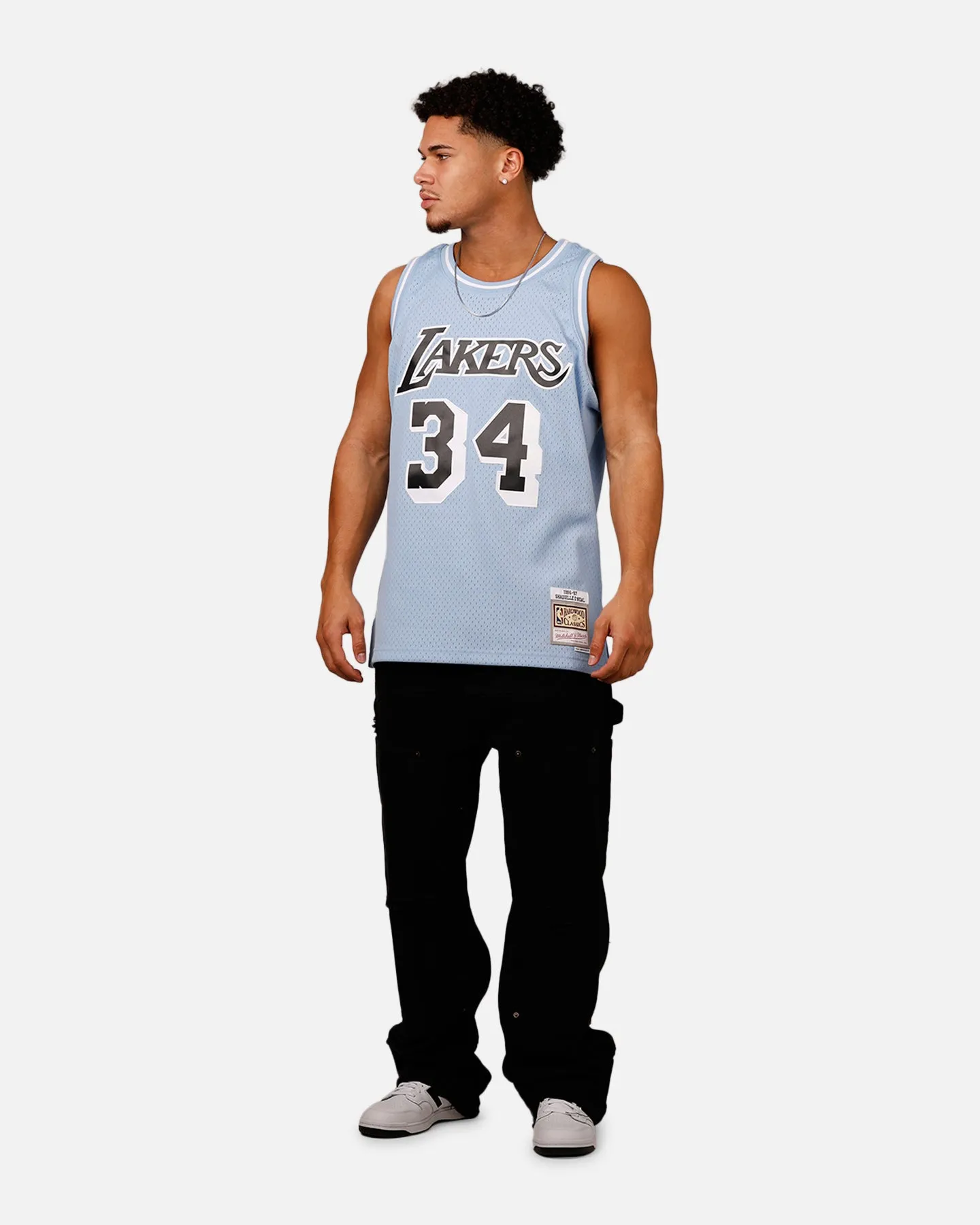 Mitchell & Ness Los Angeles Lakers Shaquille O'Neal 'Vapor Blue' Jersey Light Blue sold by Culture Kings product image thumbnail 3
