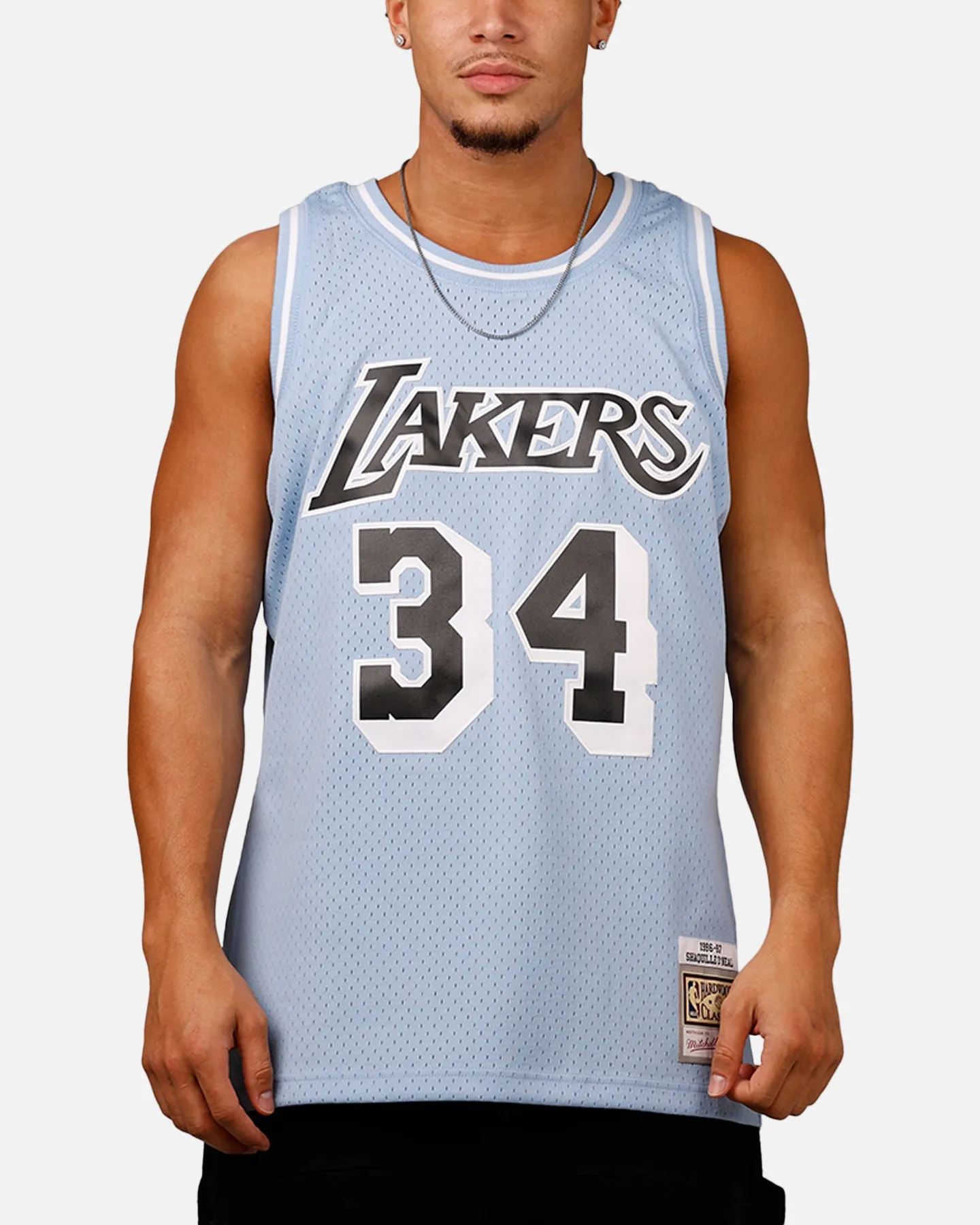 Mitchell & Ness Los Angeles Lakers Shaquille O'Neal 'Vapor Blue' Jersey Light Blue sold by Culture Kings