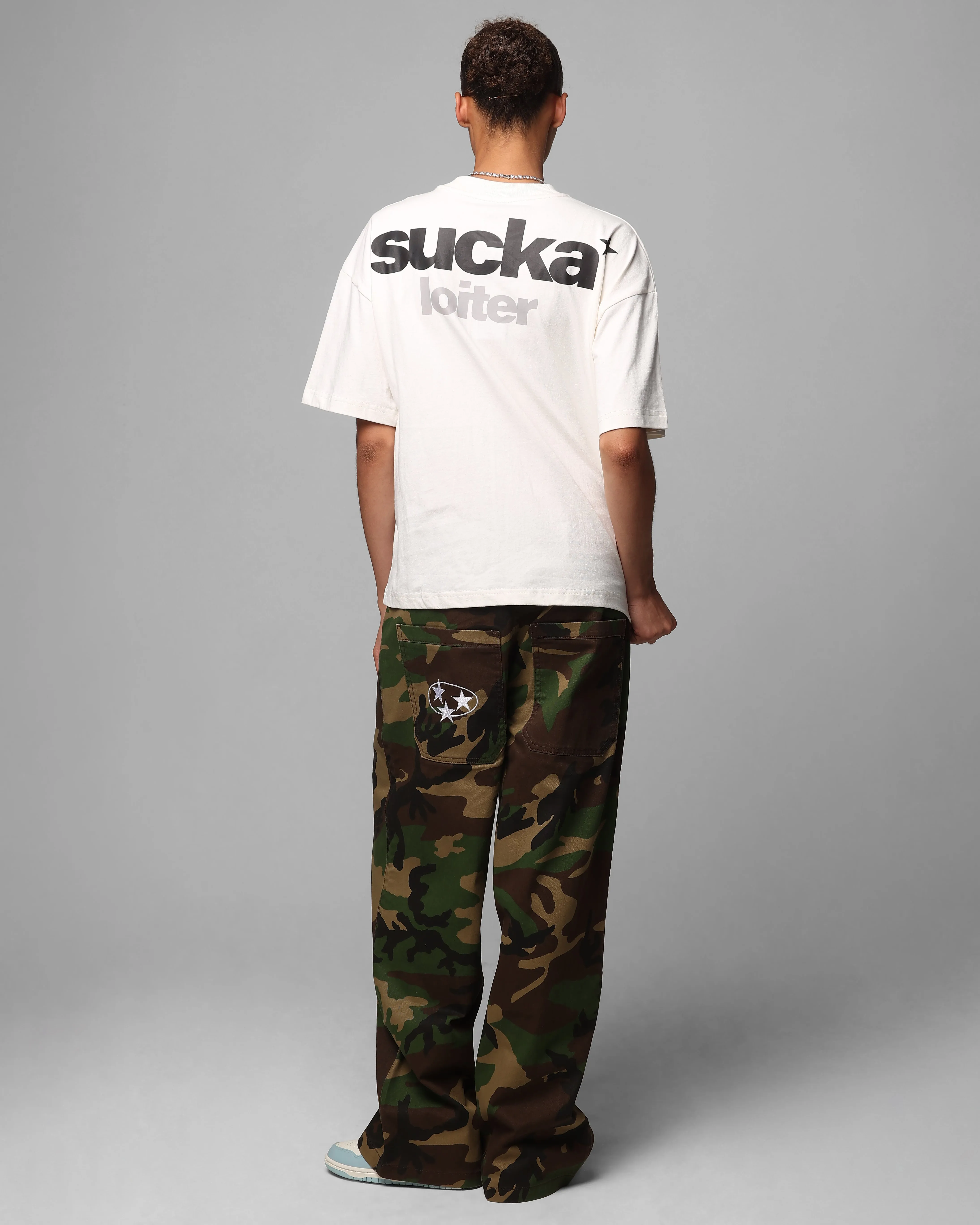 Loiter Sucka T-Shirt Off White sold by Culture Kings product image thumbnail 4