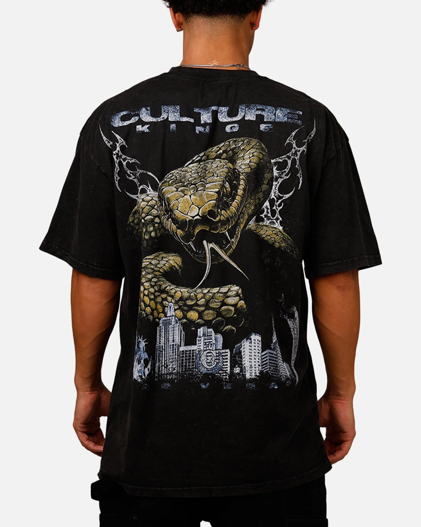 Culture Kings Snake Eyes T-Shirt Black Acidwash sold by Culture Kings