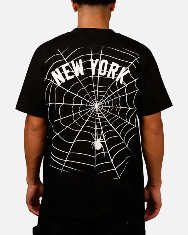 Mitchell & Ness New York Yankees Web T-Shirt Black sold by Culture Kings