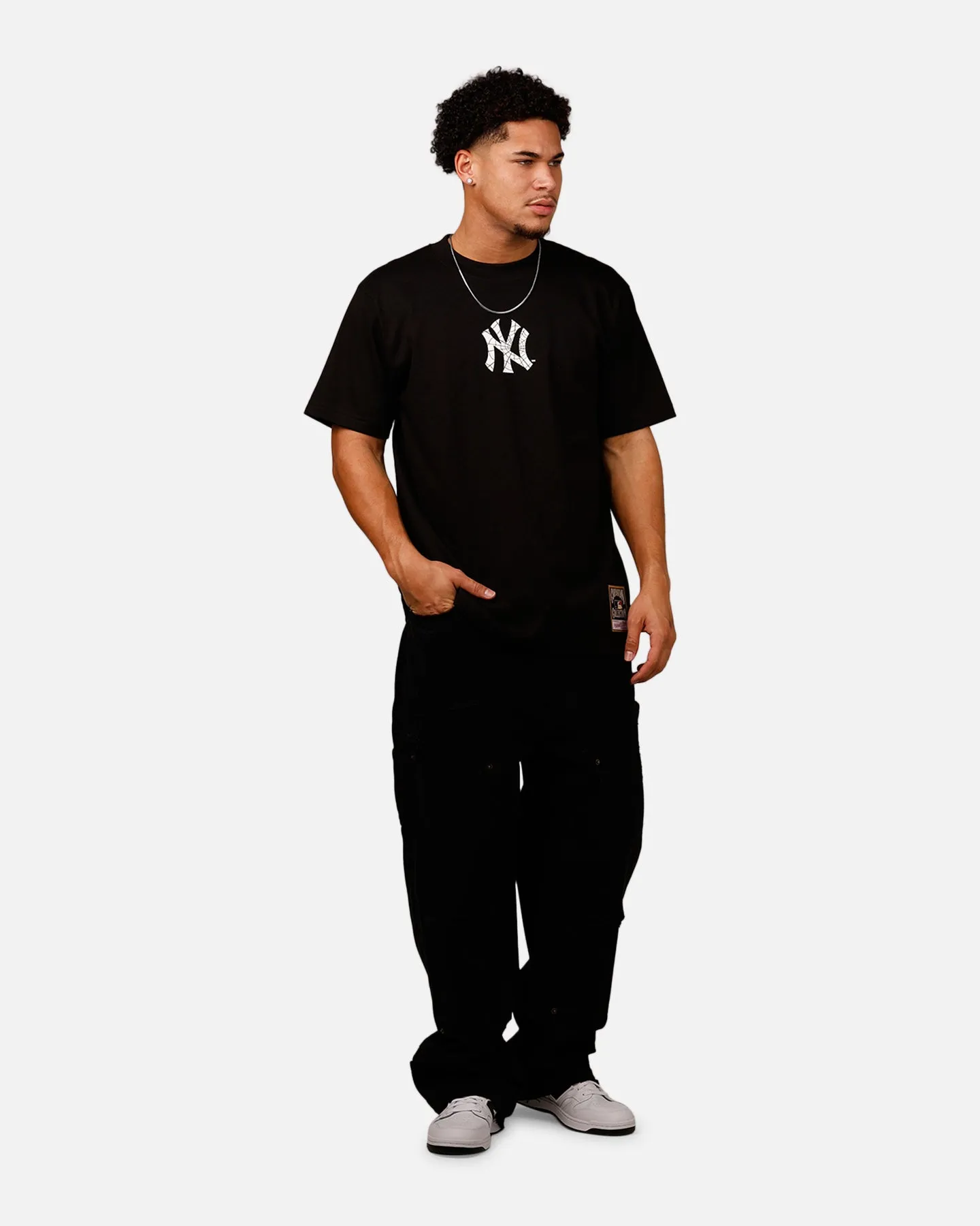 Mitchell & Ness New York Yankees Web T-Shirt Black sold by Culture Kings product image thumbnail 3