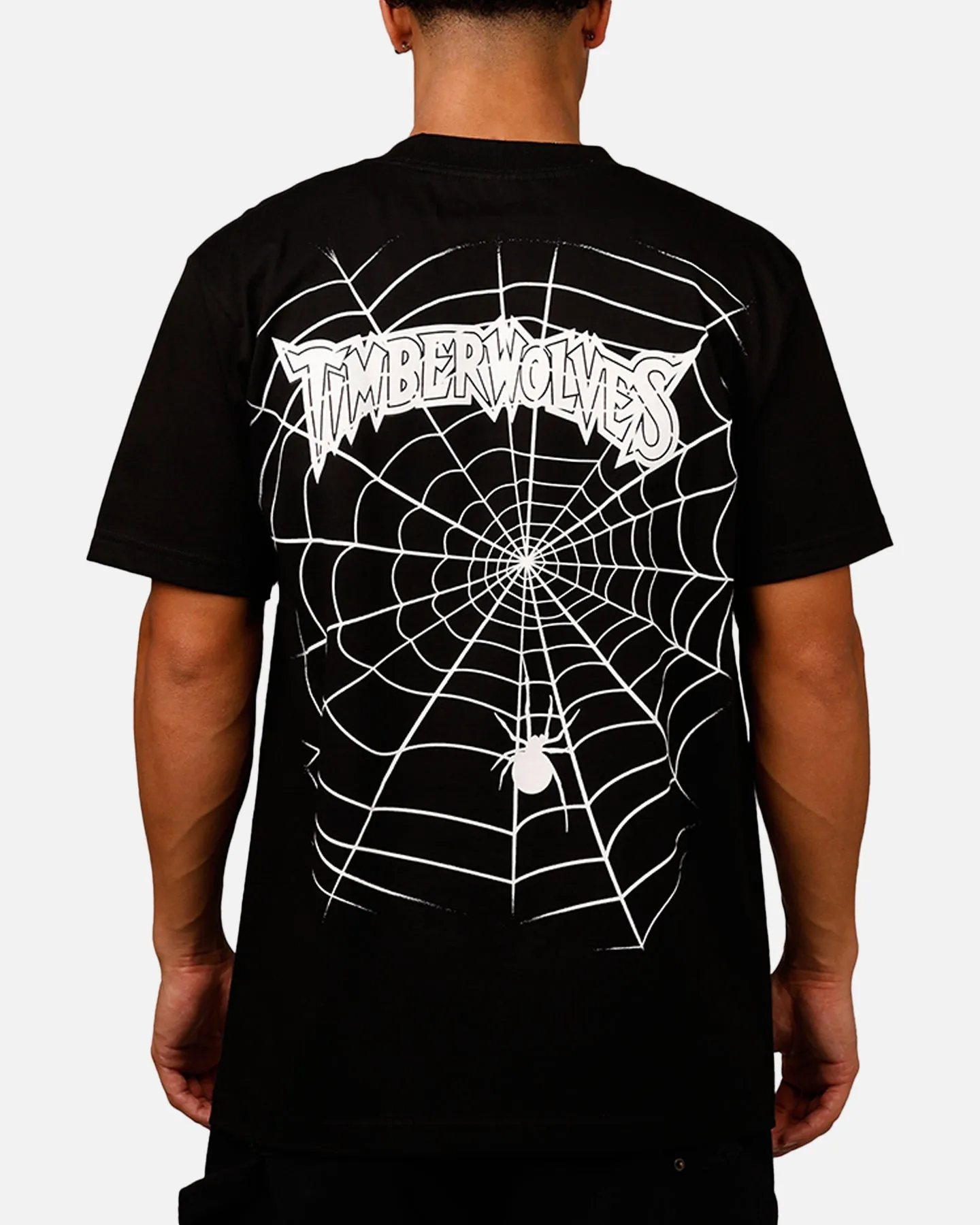 Mitchell & Ness Minnesota Timberwolves Web T-Shirt Black sold by Culture Kings