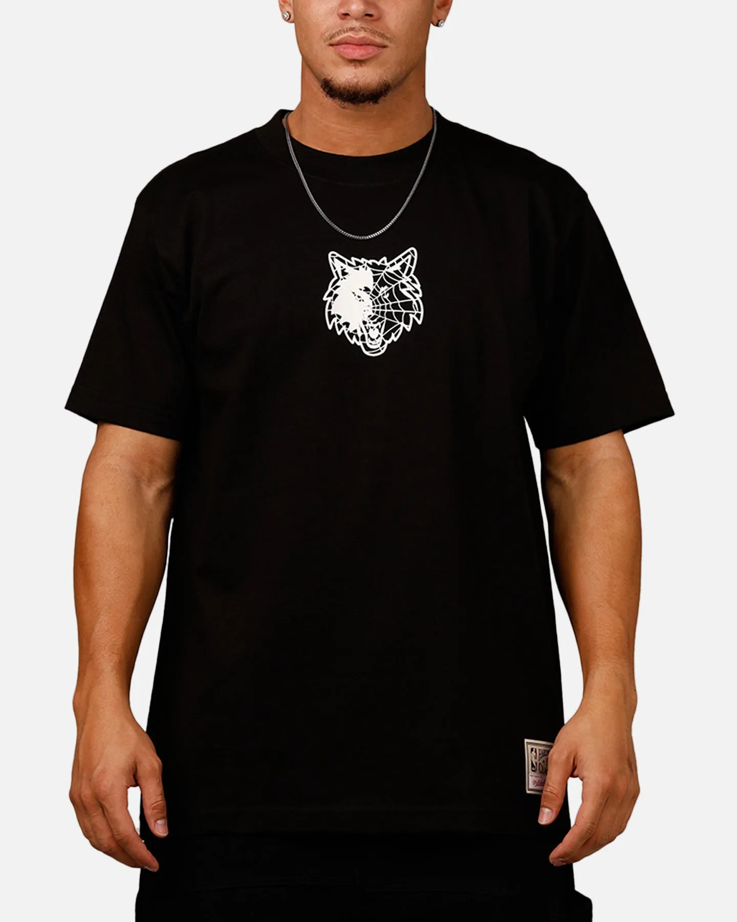 Mitchell & Ness Minnesota Timberwolves Web T-Shirt Black sold by Culture Kings product image thumbnail 2