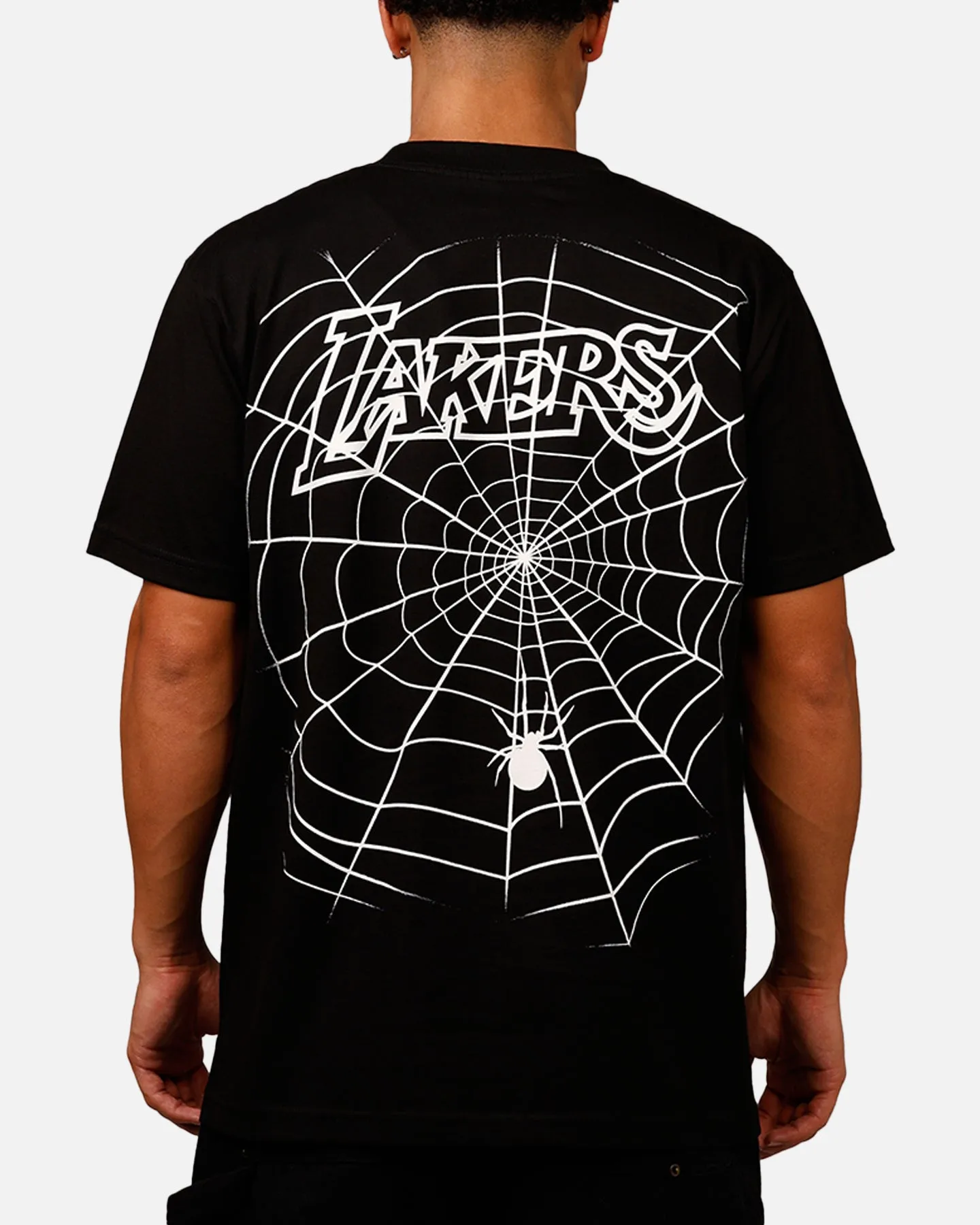 Mitchell & Ness Los Angeles Lakers Web T-Shirt Black sold by Culture Kings