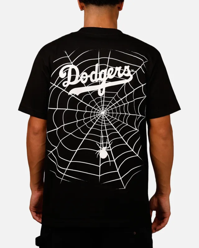 Mitchell & Ness Los Angeles Dodgers Web T-Shirt Black sold by Culture Kings