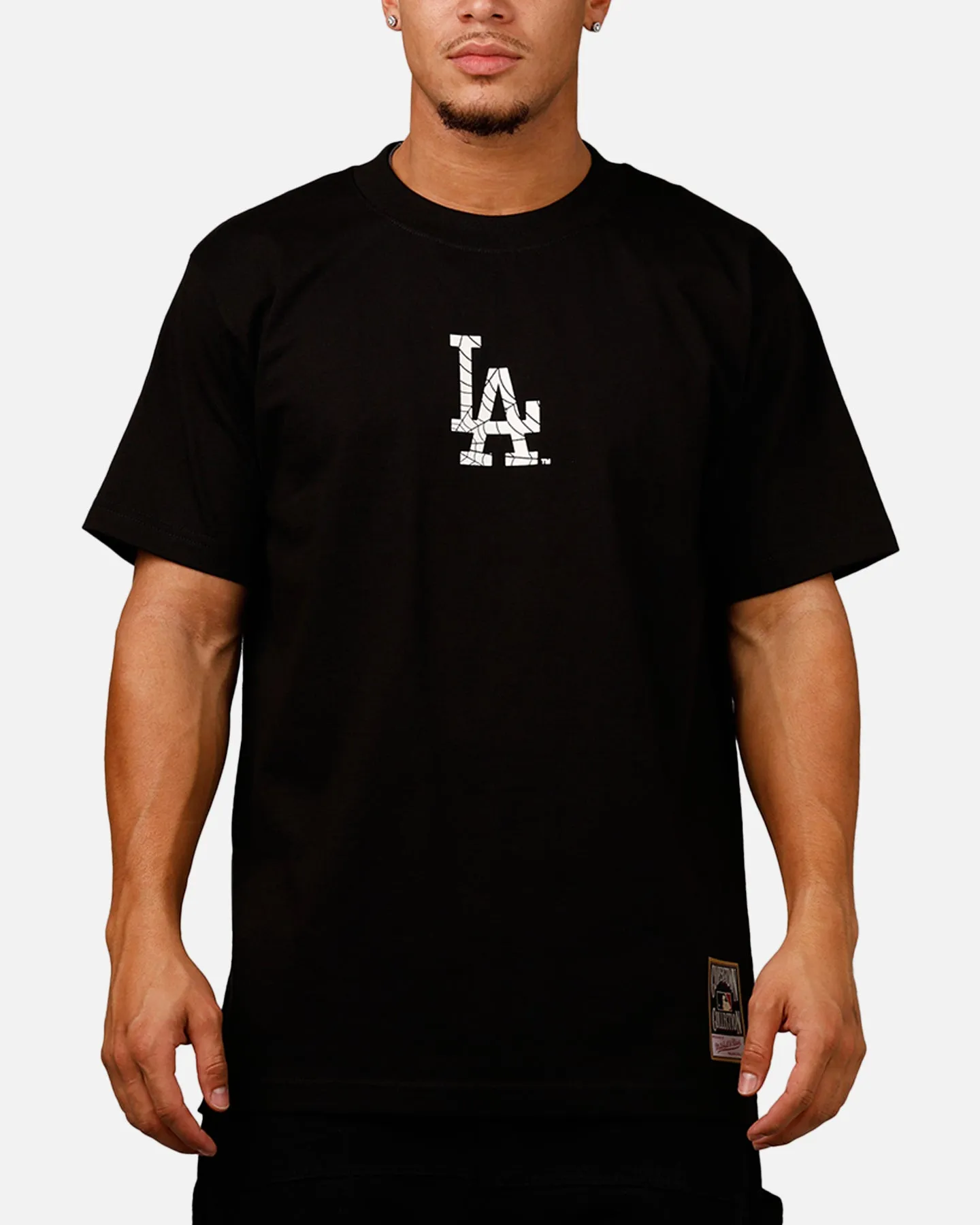 Mitchell & Ness Los Angeles Dodgers Web T-Shirt Black sold by Culture Kings product image thumbnail 2