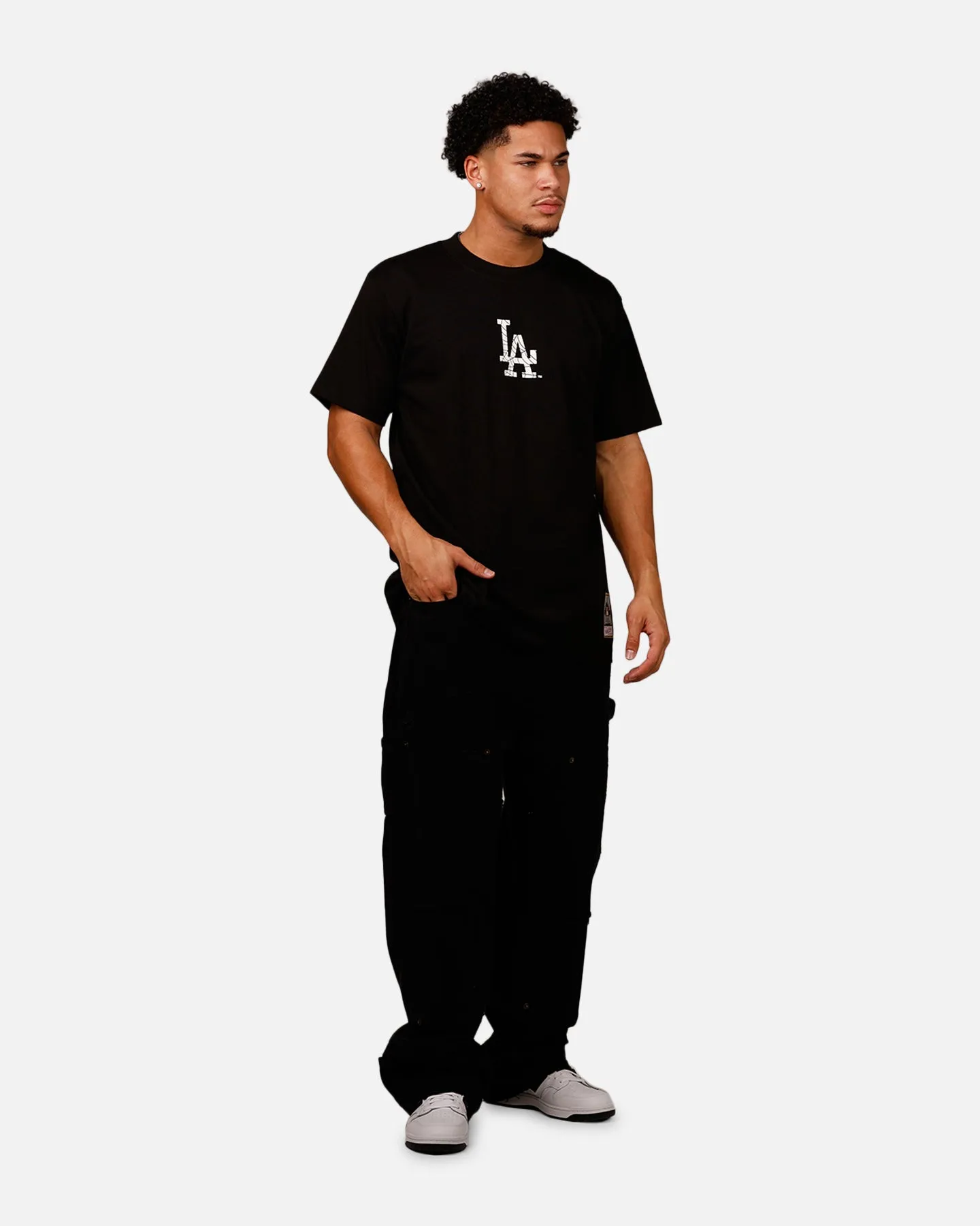 Mitchell & Ness Los Angeles Dodgers Web T-Shirt Black sold by Culture Kings product image thumbnail 3