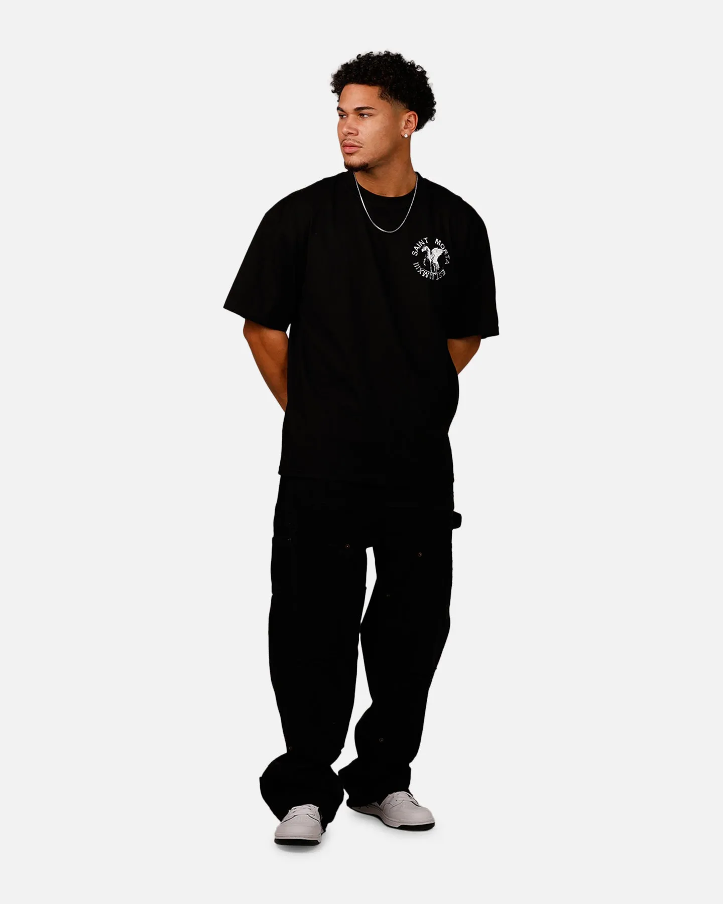 Saint Morta Pegasus Drop T-Shirt Black sold by Culture Kings product image thumbnail 3