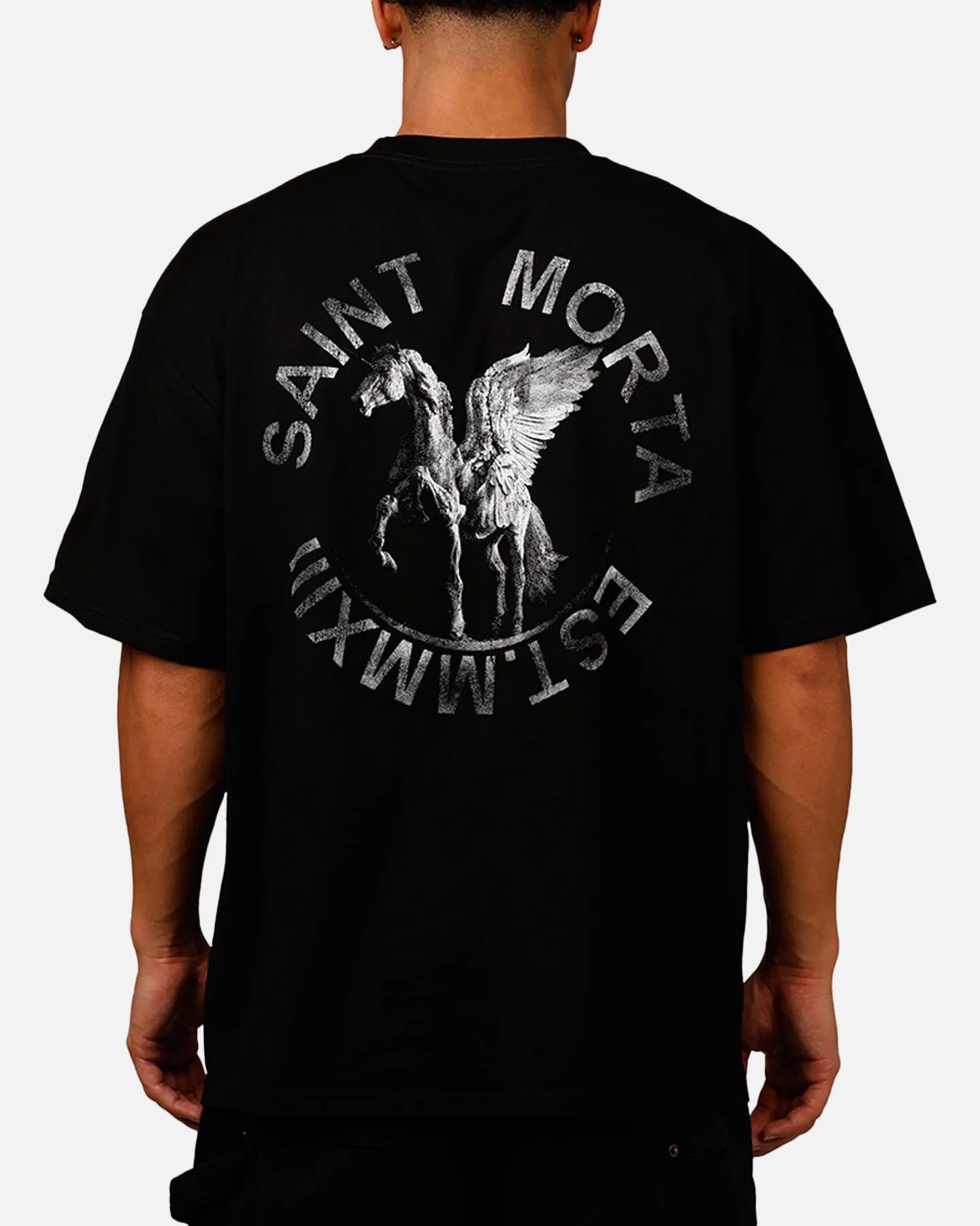 Saint Morta Pegasus Drop T-Shirt Black sold by Culture Kings
