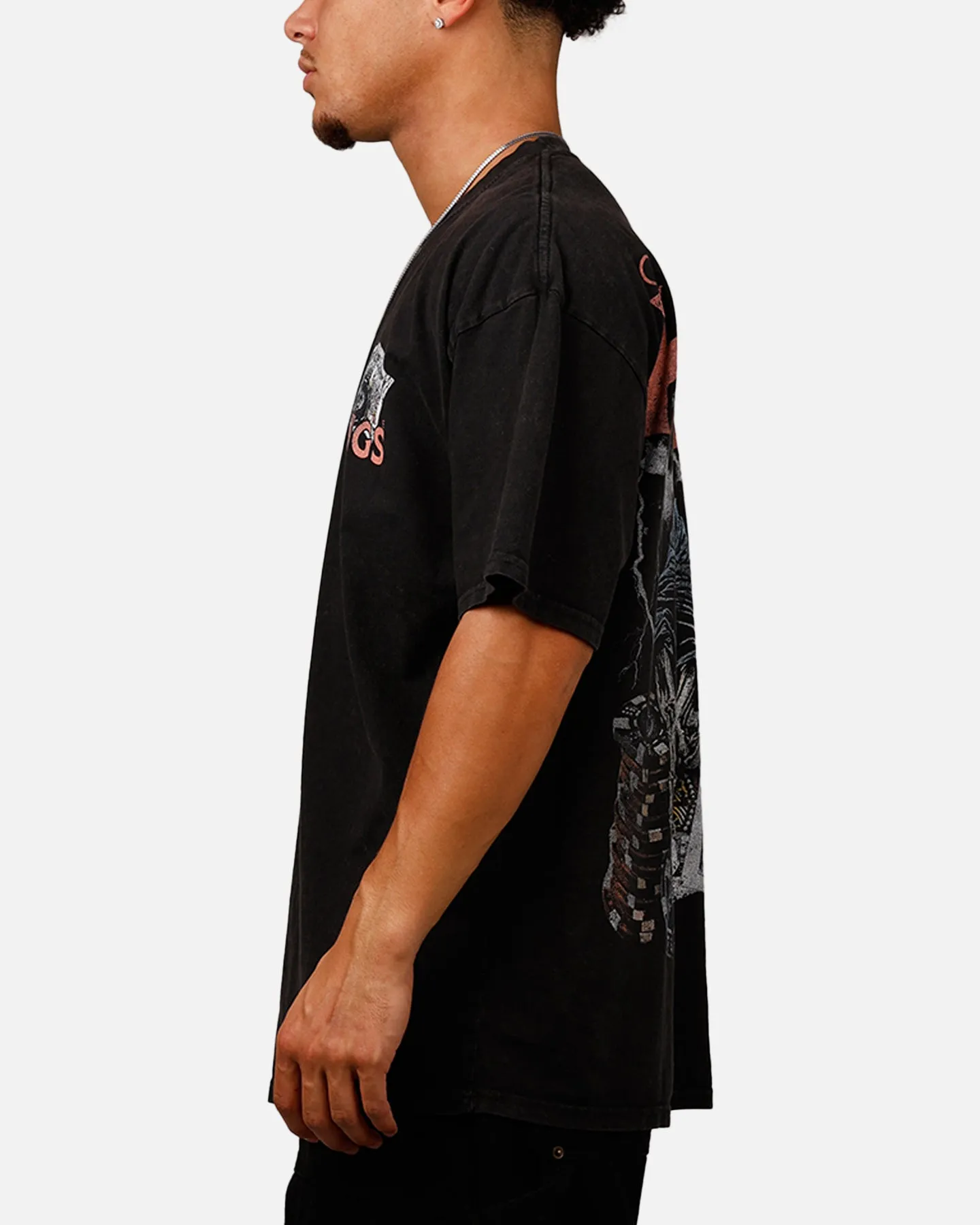 Culture Kings Reaper T-Shirt Black Acidwash sold by Culture Kings product image thumbnail 5