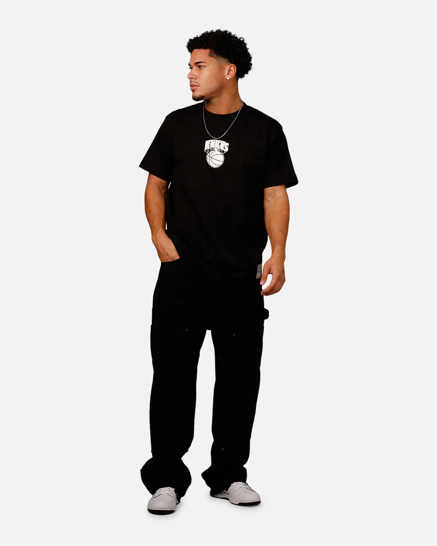 Mitchell & Ness New York Knicks Web T-Shirt Black sold by Culture Kings product image thumbnail 3