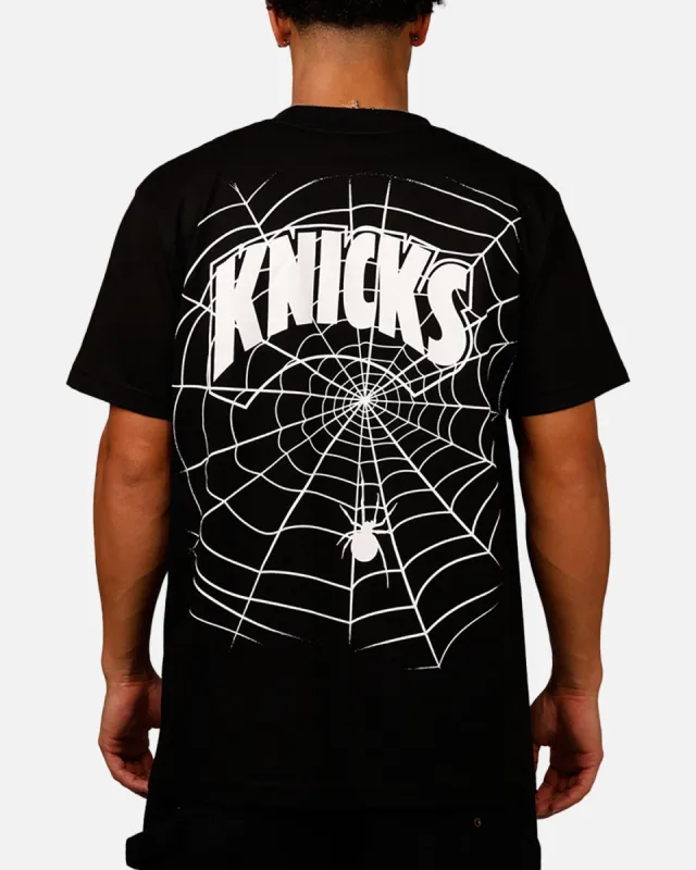 Mitchell & Ness New York Knicks Web T-Shirt Black sold by Culture Kings