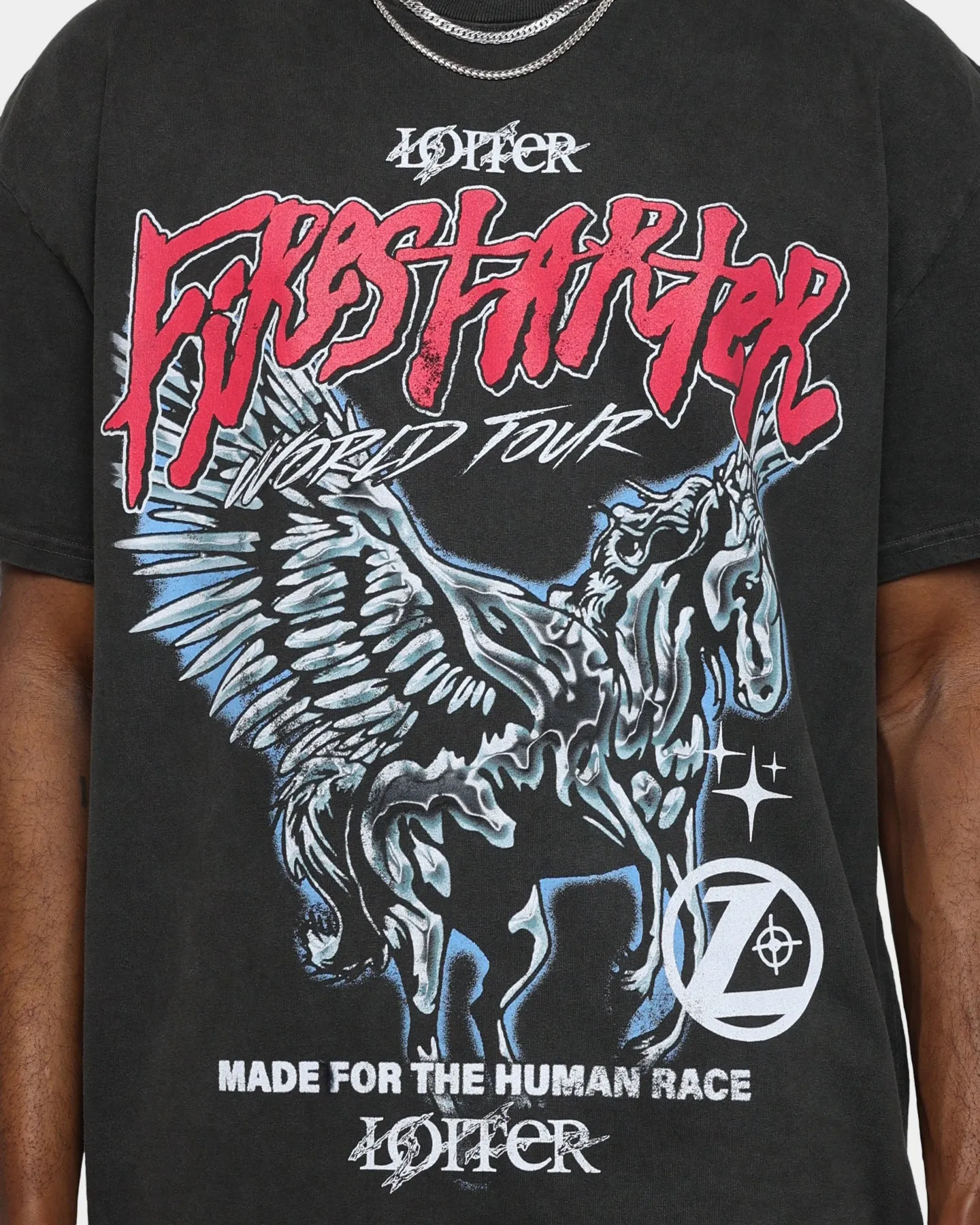 Loiter Firestarter Tour Ultra Premium Vintage T-Shirt Black Wash sold by Culture Kings product image thumbnail 4