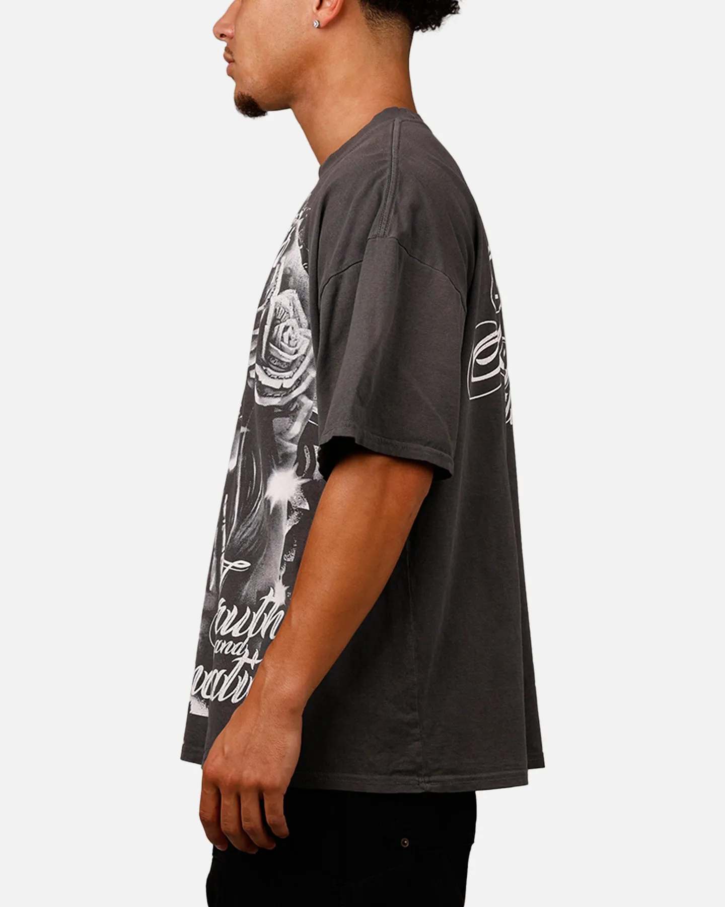 Loiter Truth And Reconciliation T-Shirt Charcoal sold by Culture Kings product image thumbnail 5